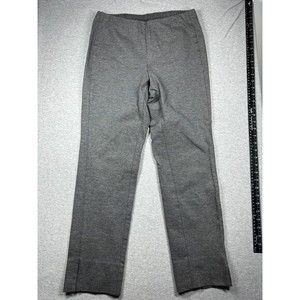 J Jill Womens Ponte Knit Leggings Size Small Gray Elastic Waist‎ Stretch